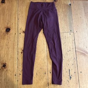 Aerie leggings - maroon size XS